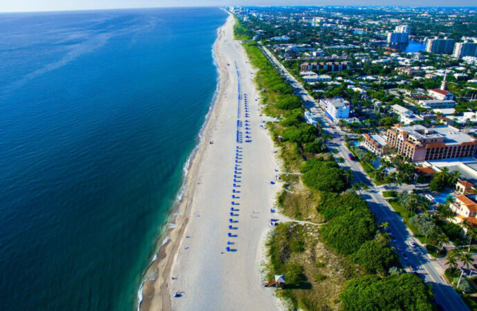 Aerial Delray Beach, A1A Popcorn Ceiling Removal