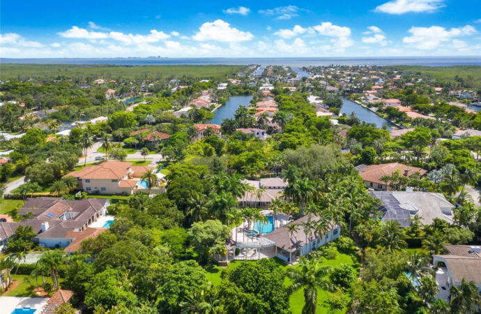 Aerial Pinecrest FL, A1A Popcorn Ceiling Removal