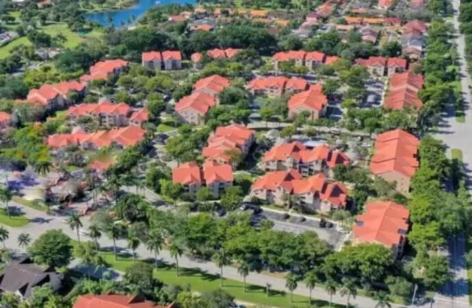 Aerial The Hammocks FL, A1A Popcorn Ceiling Removal