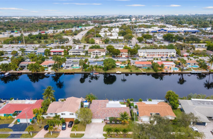 Aerial Wilton Manors FL, A1A Popcorn Ceiling Removal